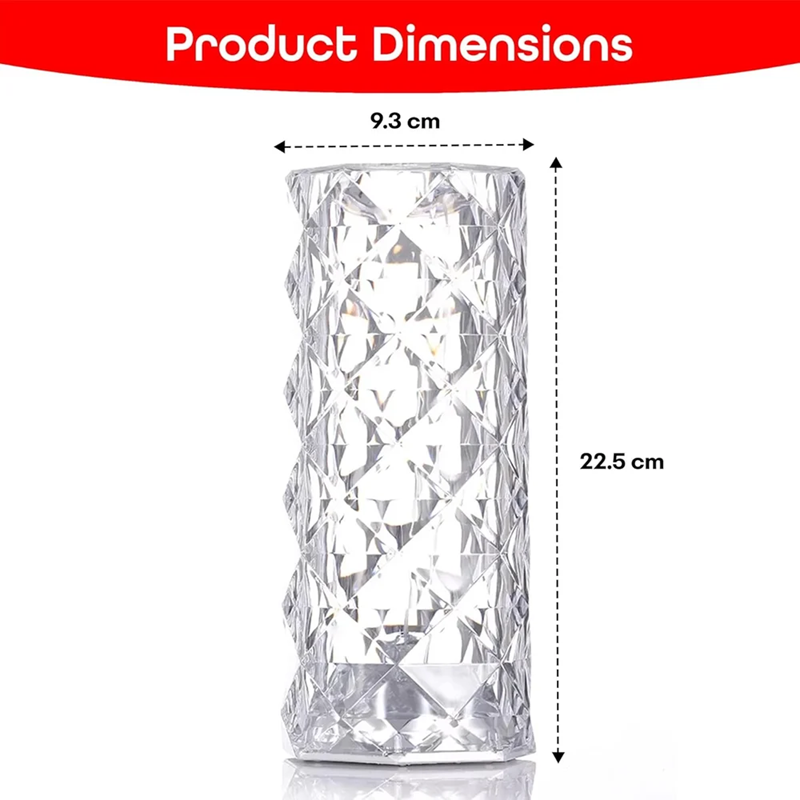 Crystal Diamond Table Lamp