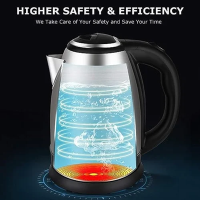 Scarlett Pro Electric Kettle 2 Liter Multipurpose Large Size Tea Coffee Maker Water Boiler