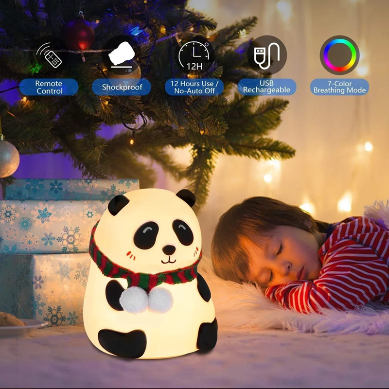 Silicone Panda Night Lamp